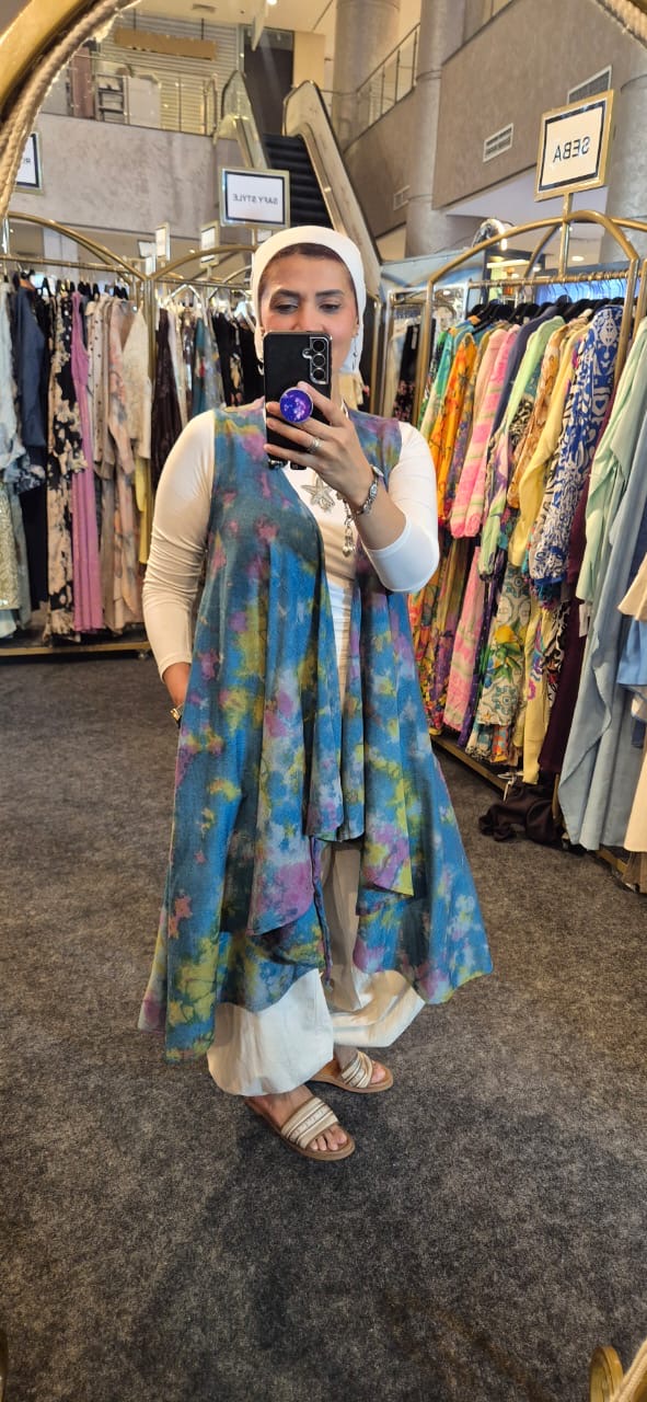 Multiway Tiedye Cardigan / Dress
