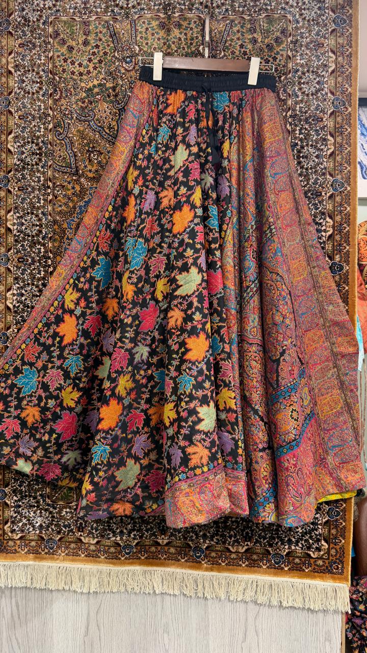 Pure Cashmere Wool Skirt