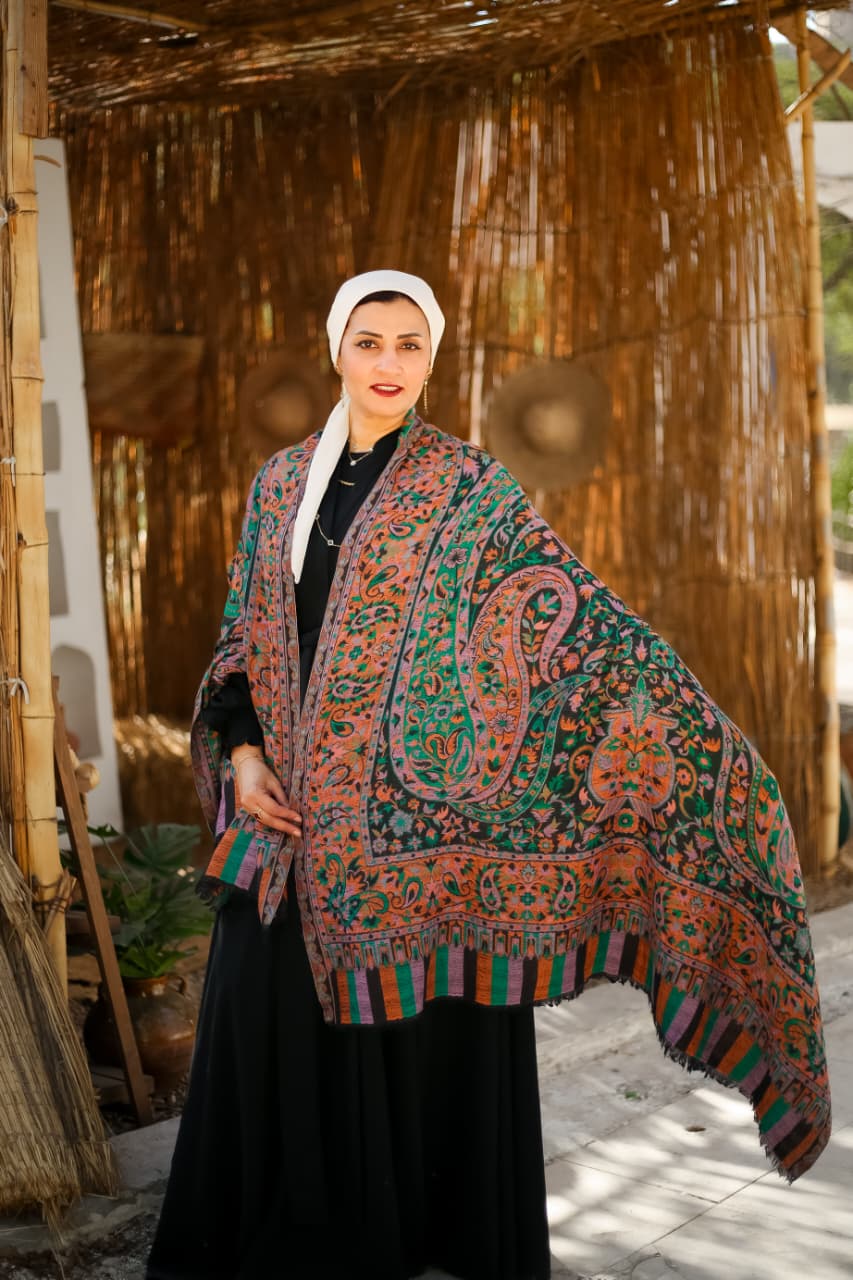 Double Face Cashmere Shawl - Big Size