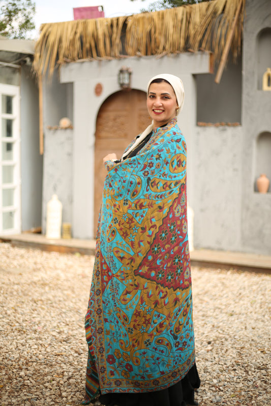 Double Face Cashmere Shawl - Big Size