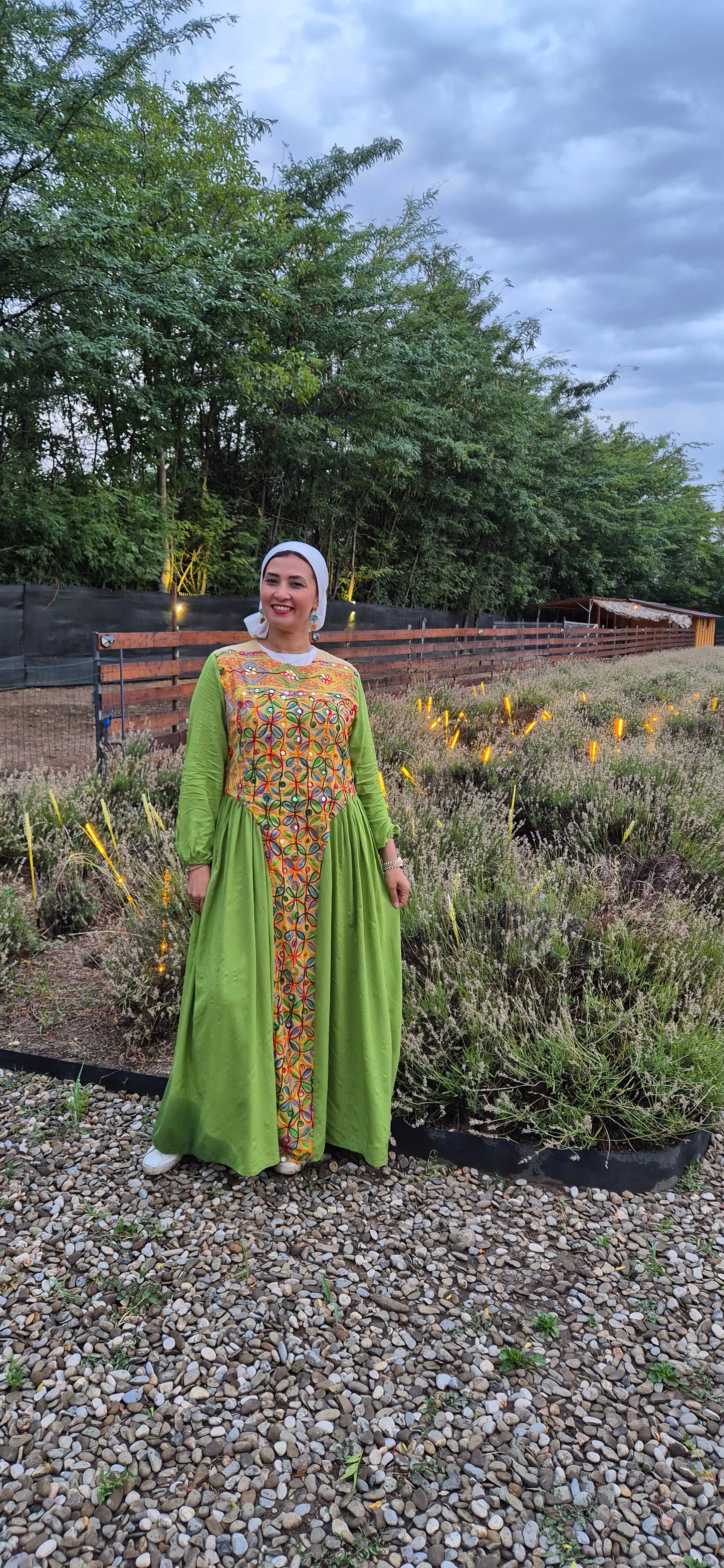Light Cotton Embroidered Dress