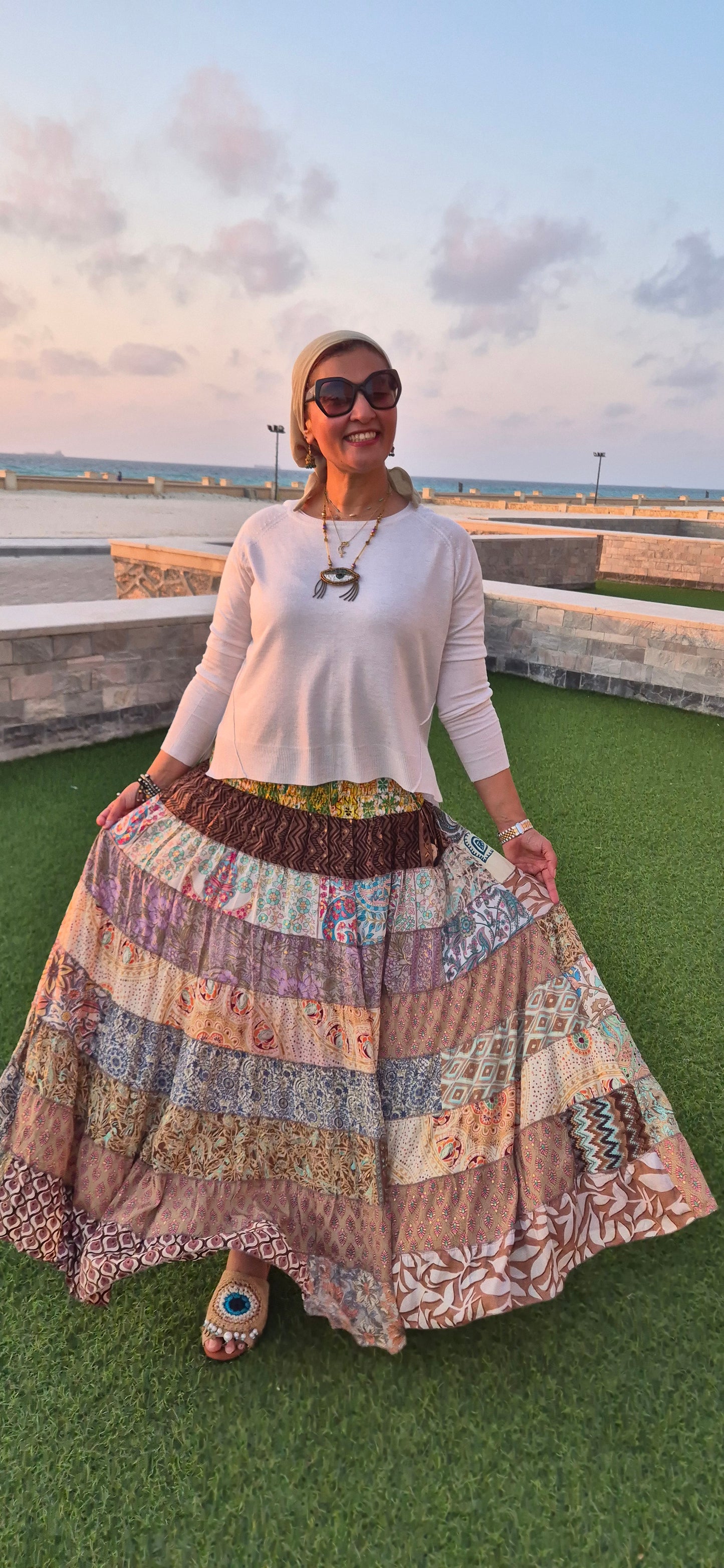 Pure Silk Skirt