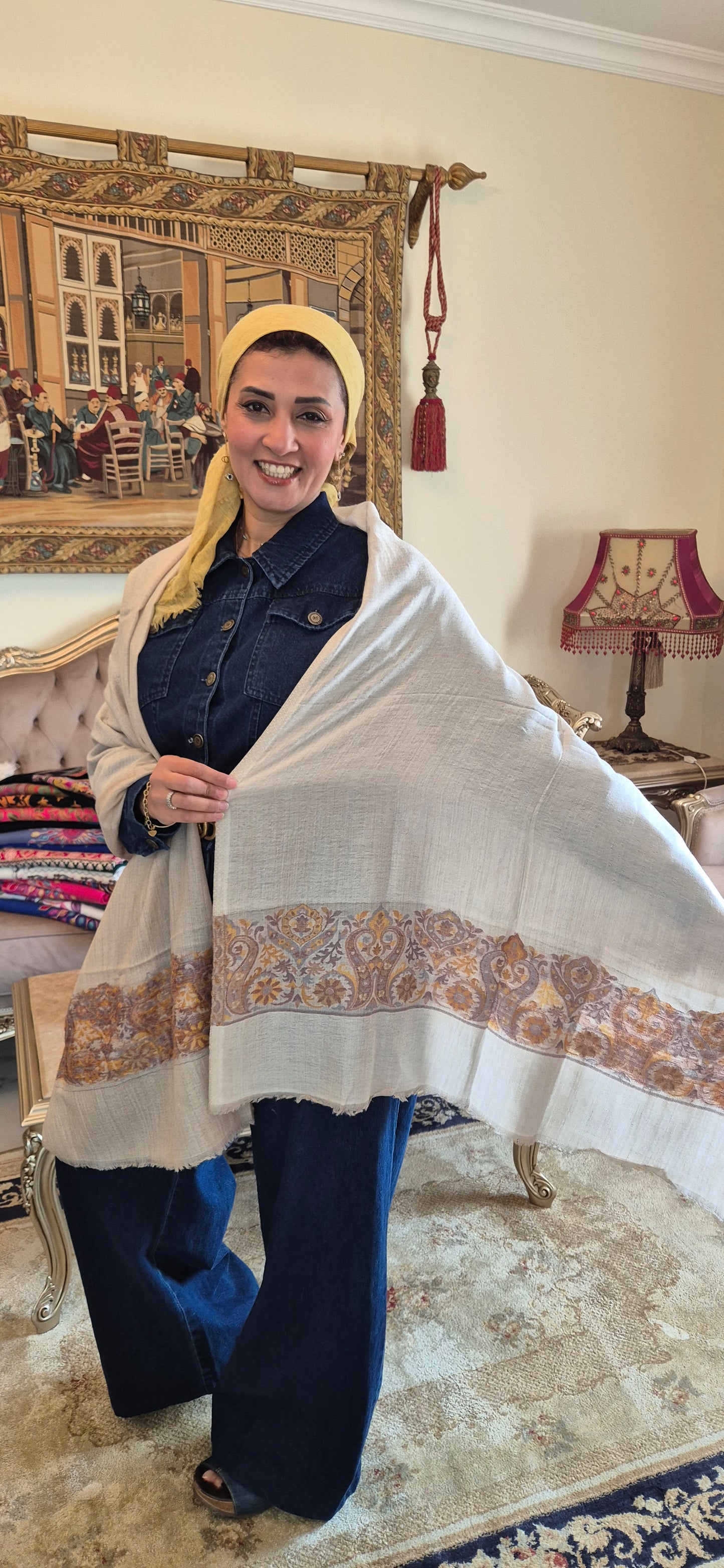 Fine Baby Cashmere Shawls.