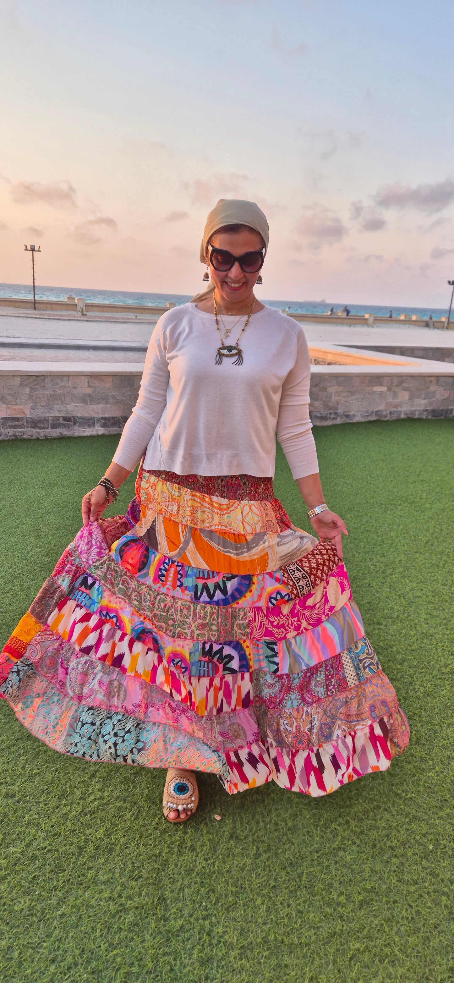 Pure Silk Skirt