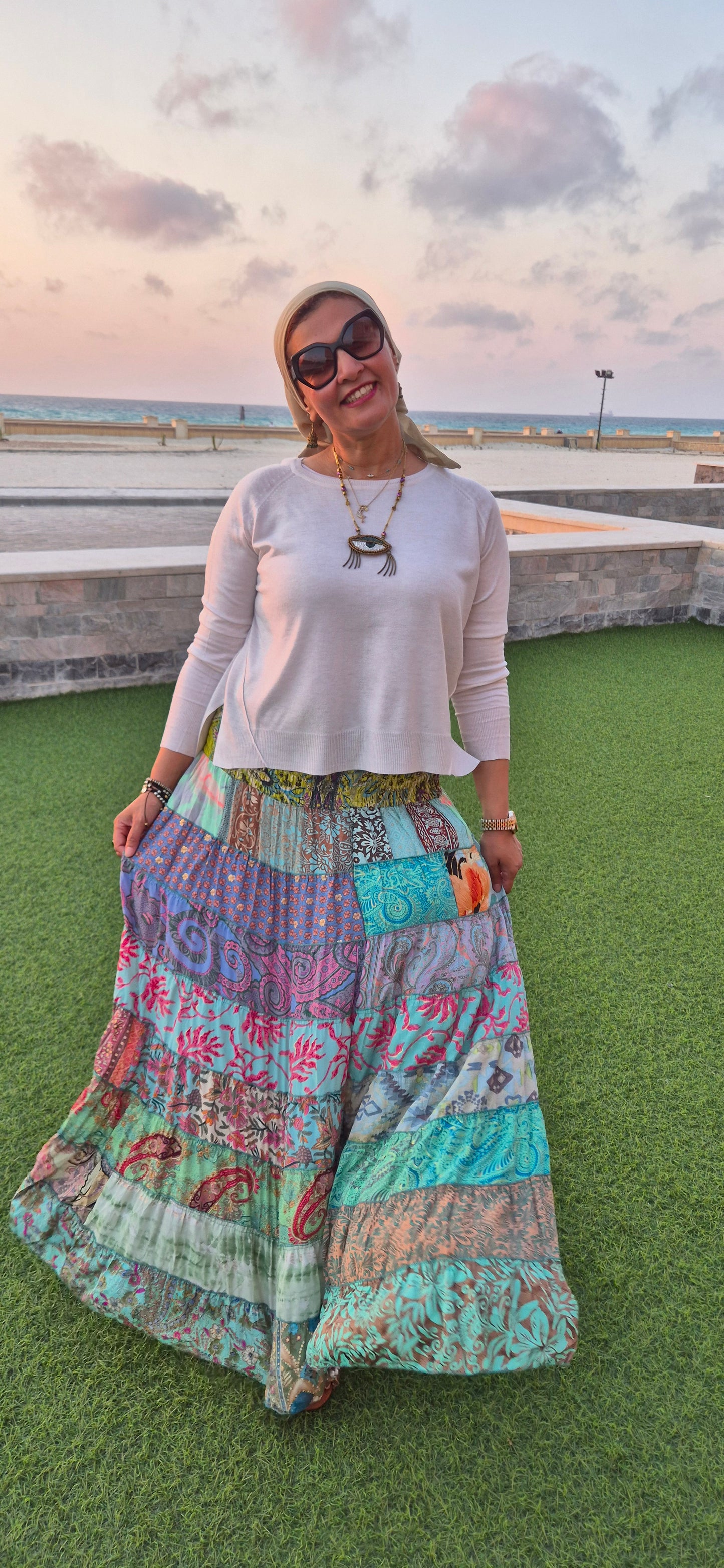 Pure Silk Skirt