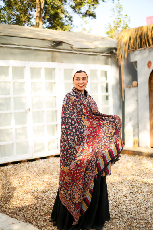 Double Face Cashmere Shawl - Big Size