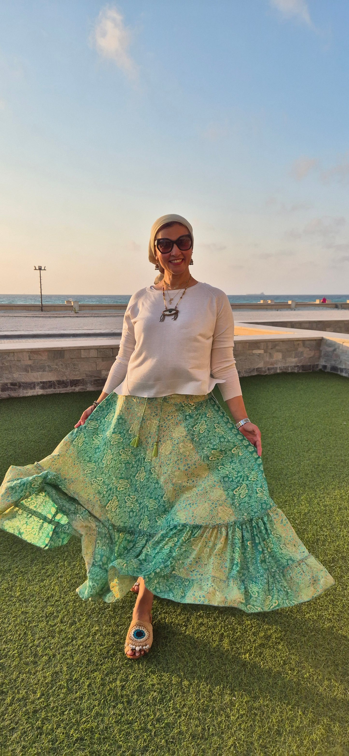Pure Silk Skirt
