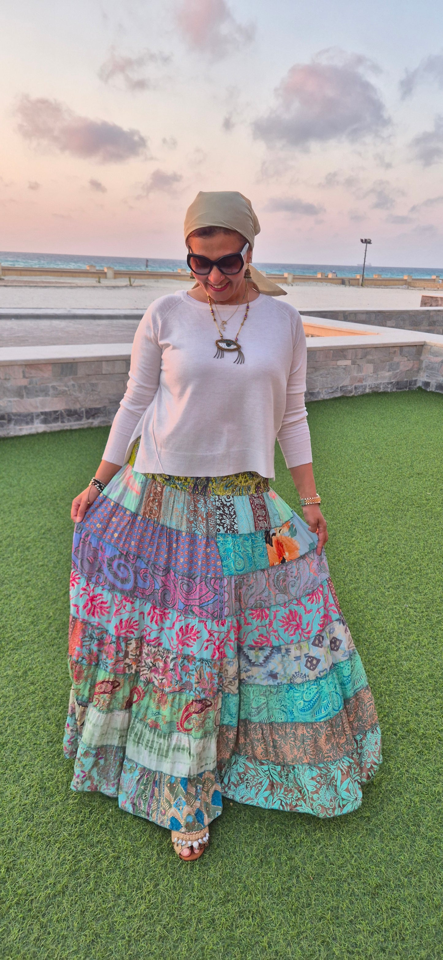 Pure Silk Skirt