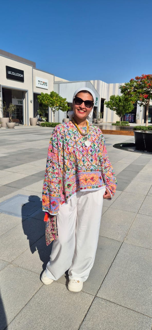 Flawless Embroidery Top
