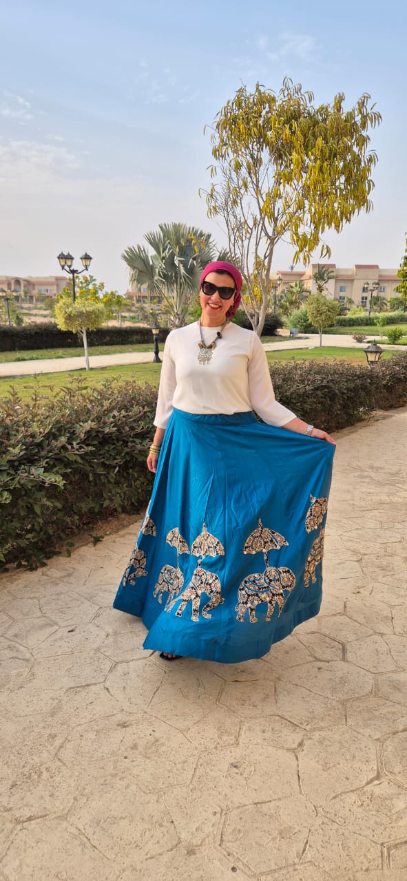 Elephant Patched Skirts