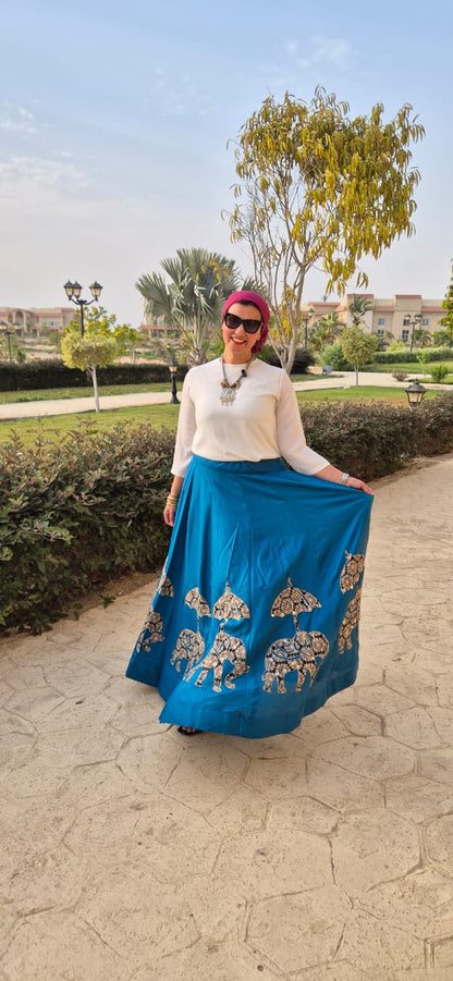 Elephant Patched Skirts