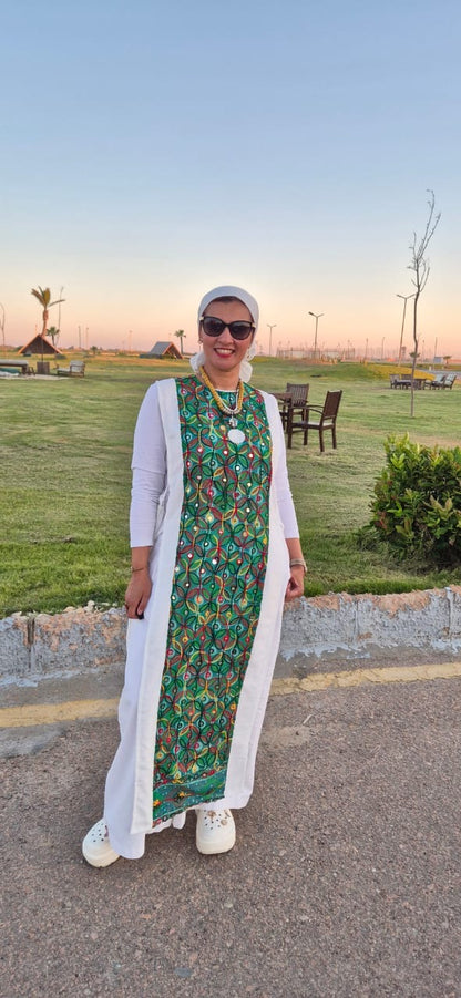 Embroidered Open-Sided Tunic