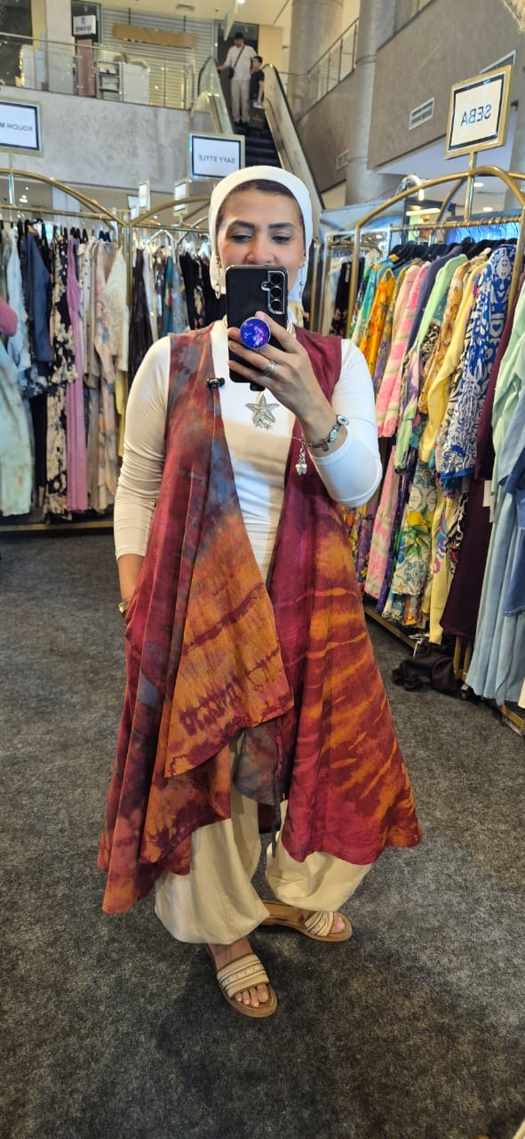 Multiway Tiedye Cardigan / Dress