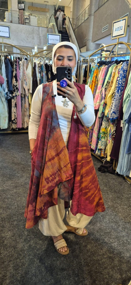 Multiway Tiedye Cardigan / Dress