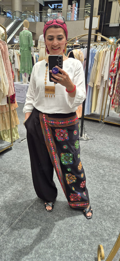 Embroidered Alaadin Pants