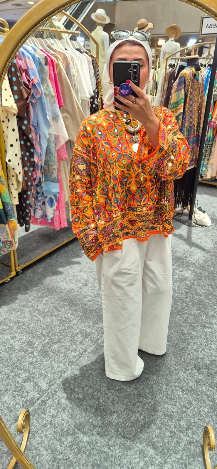 Flawless Embroidery Top