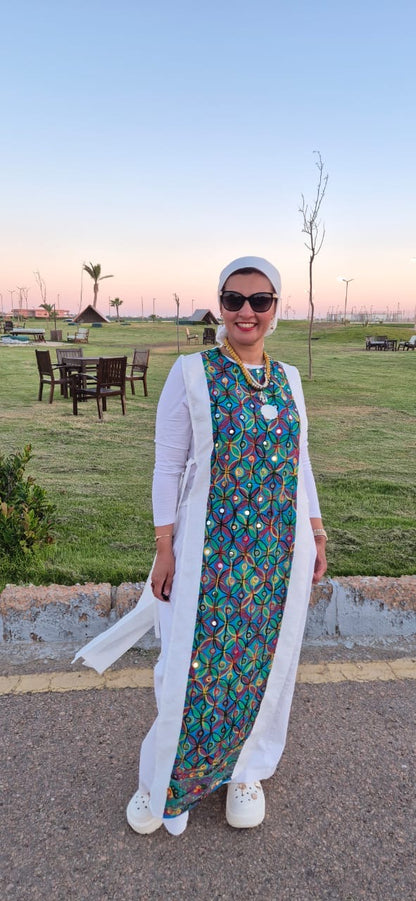 Embroidered Open-Sided Tunic
