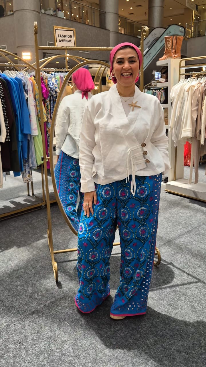 Handmade Lined Embroidery Pants