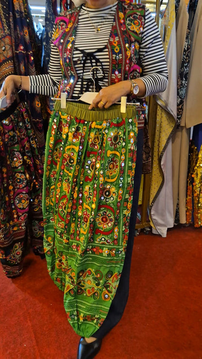 Embroidered Mirror Pants