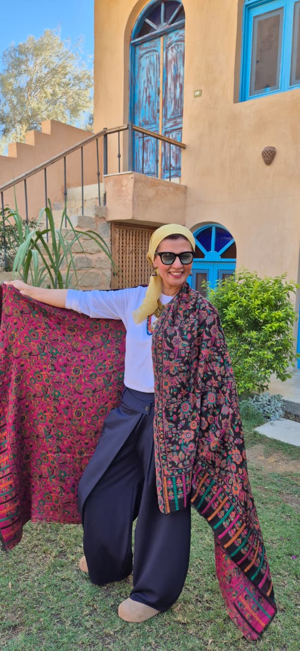 Reversible Pure Cashmere Shawls