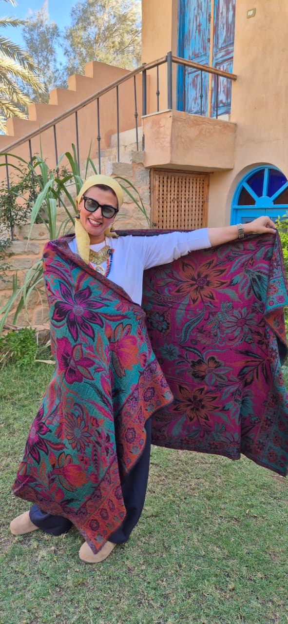 Reversible Pure Cashmere Shawls