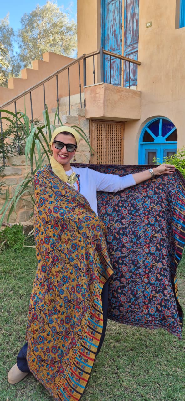 Reversible Pure Cashmere Shawls