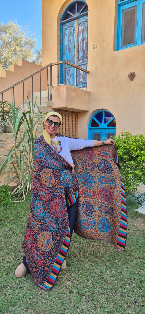 Reversible Pure Cashmere Shawls
