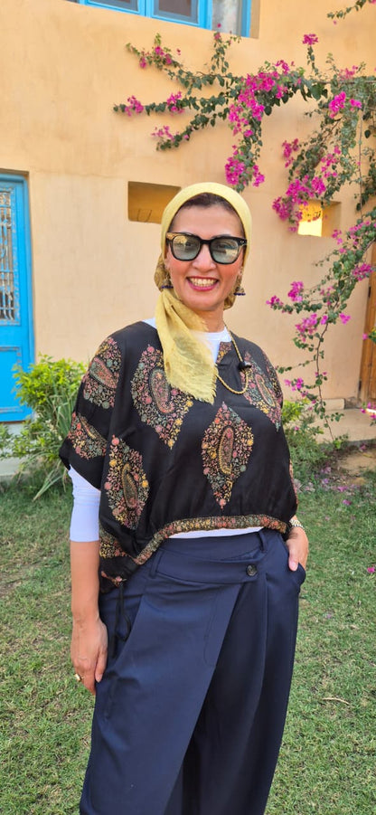 Pakistani Hand-Embroidery Multi-Way Jacket