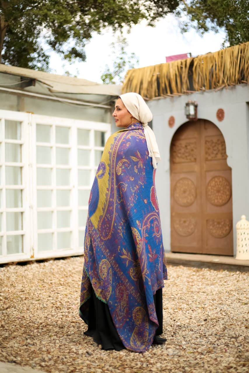 Double Face Cashmere Shawl - Big Size.