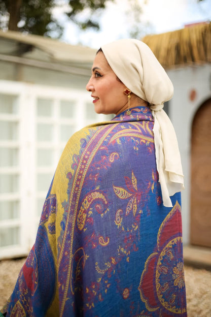 Double Face Cashmere Shawl - Big Size.