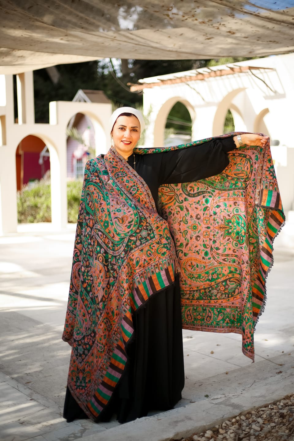 Double Face Cashmere Shawl - Big Size.