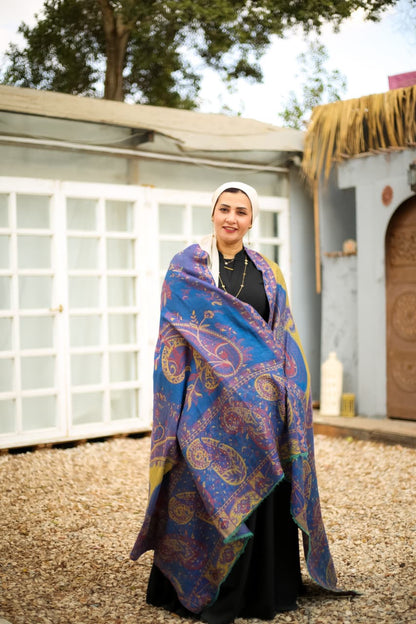 Double Face Cashmere Shawl - Big Size.
