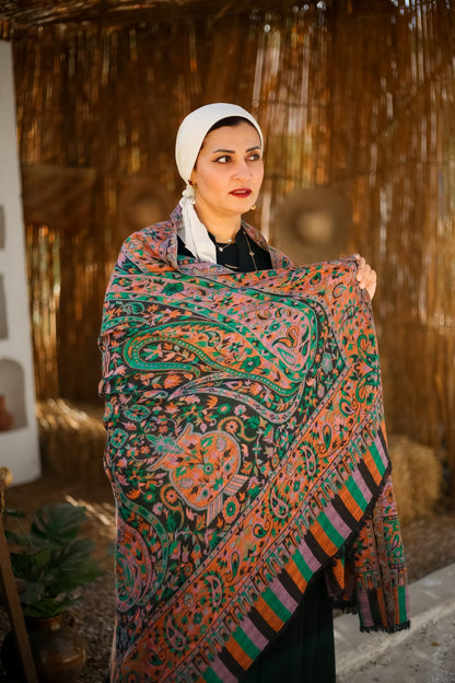Double Face Cashmere Shawl - Big Size