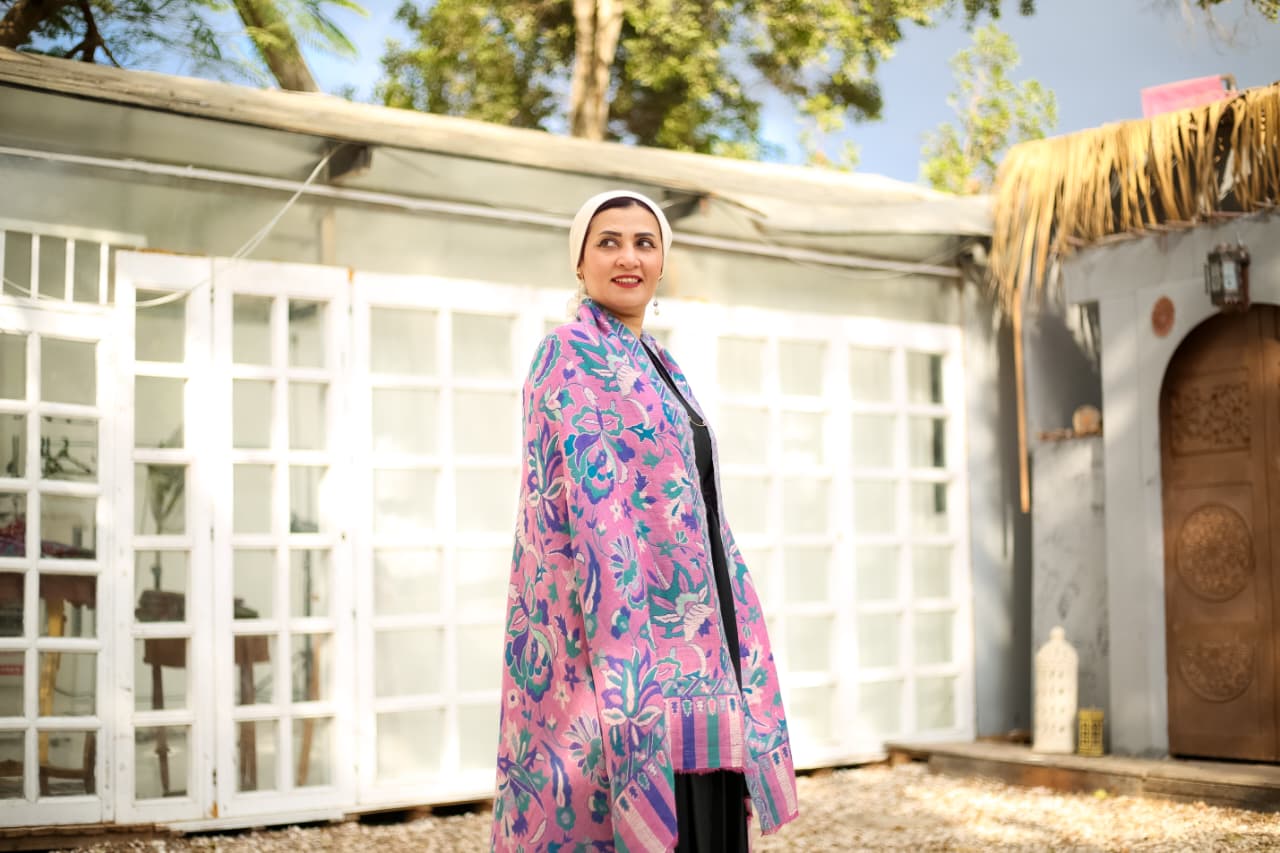 Double Face Cashmere Shawl - Big Size.