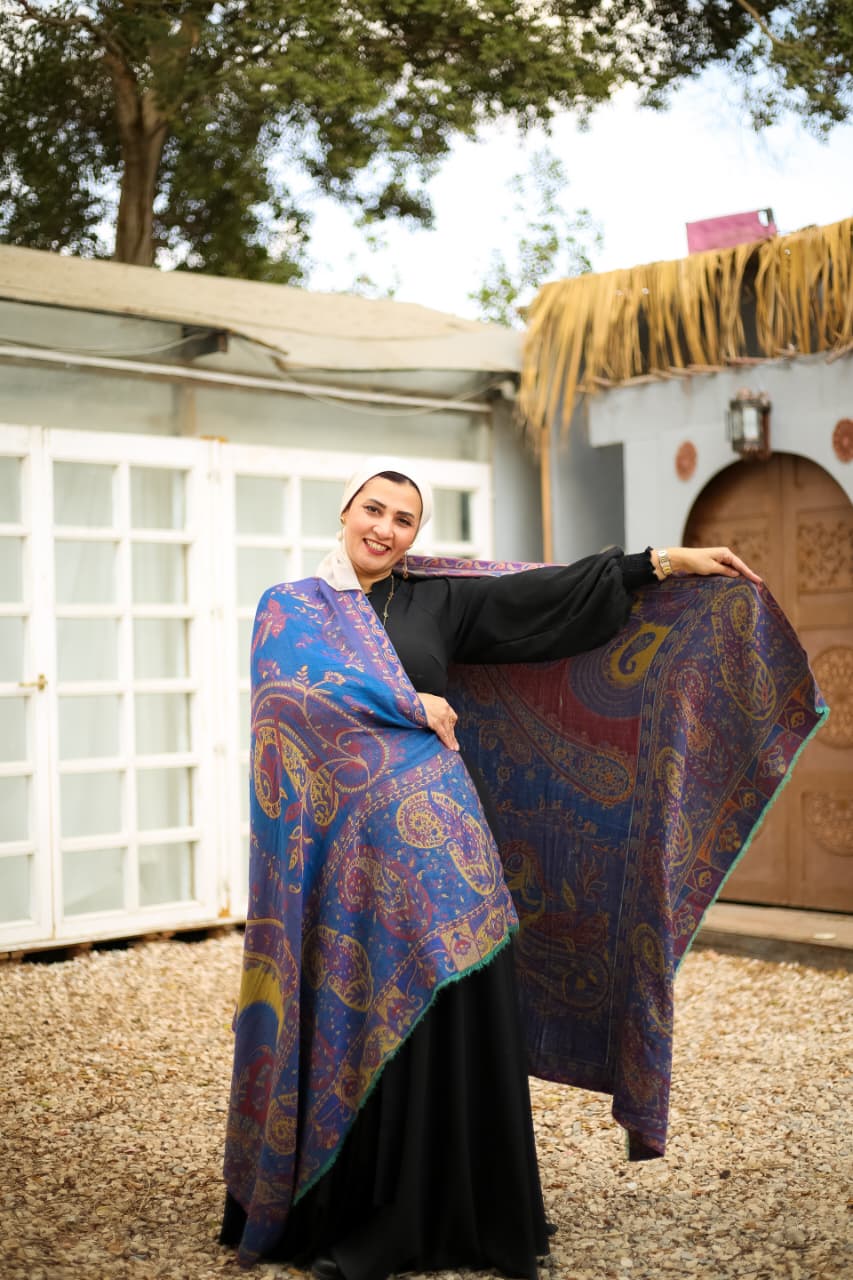 Double Face Cashmere Shawl - Big Size.