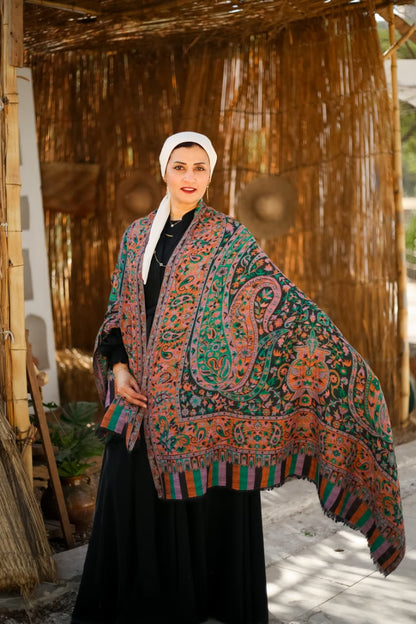 Double Face Cashmere Shawl - Big Size