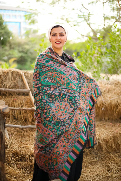 Double Face Cashmere Shawl - Big Size