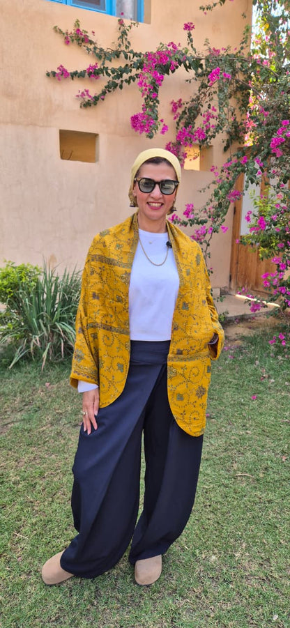 Pakistani Hand-Embroidery Multi-Way Jacket