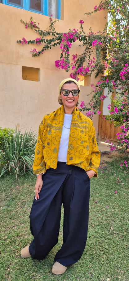 Pakistani Hand-Embroidery Multi-Way Jacket