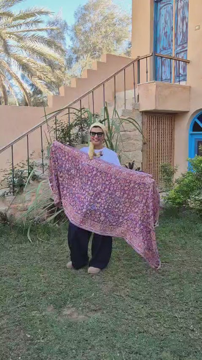Reversible Pure Cashmere Shawls