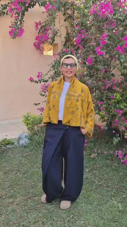Pakistani Hand-Embroidery Multi-Way Jacket