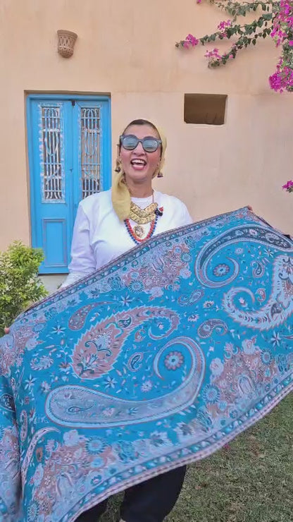 Reversible Pure Pashmina Shawls