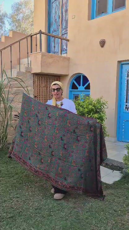 Reversible Pure Cashmere Shawls