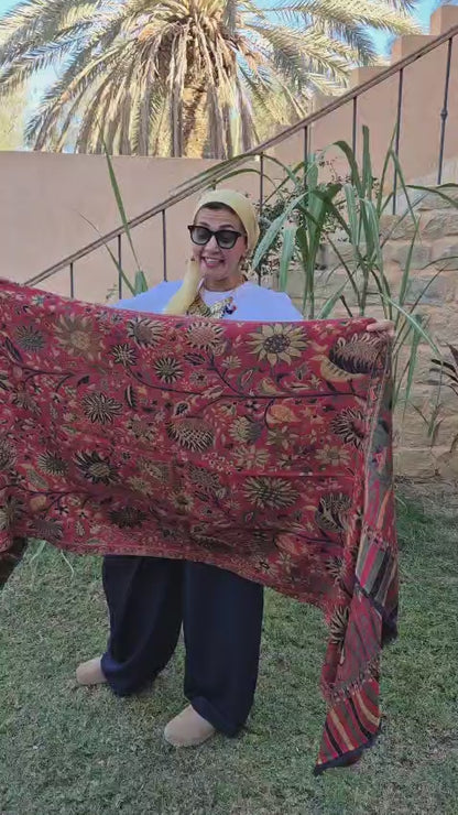 Reversible Pure Cashmere Shawls