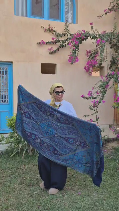 Reversible Pure Pashmina Shawls