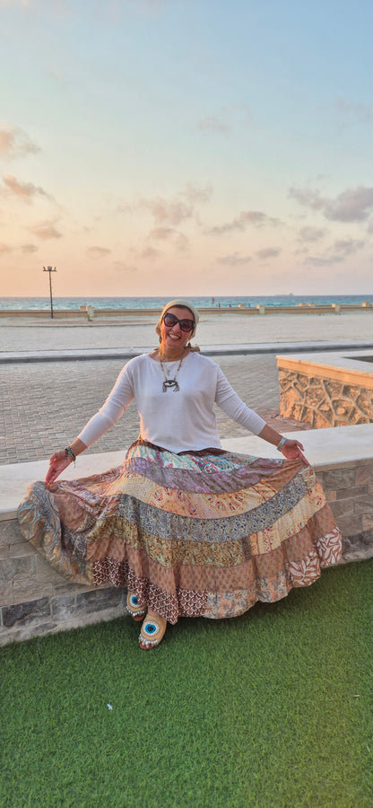 Pure Silk Skirt