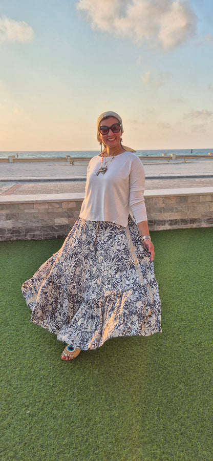 Pure Silk Skirt