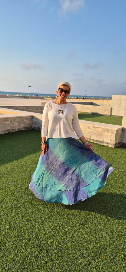 Pure Silk Skirt - Wrap Skirts