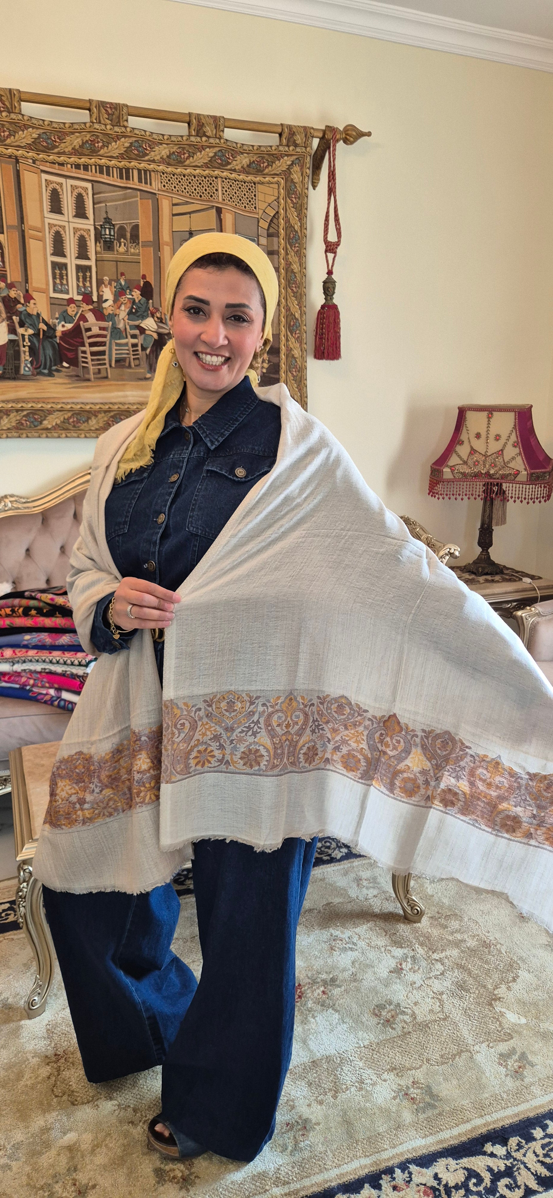Fine Baby Cashmere Shawls.