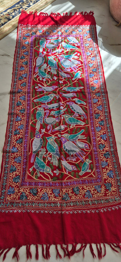 Full Embroidery Cashmere Shawl.